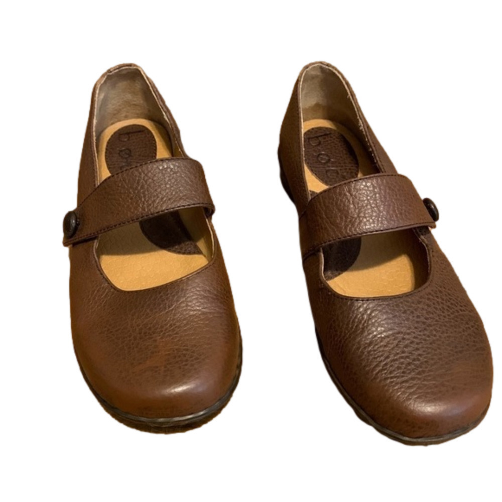 b.o.c. Mary Jane Shoes, Size 7 / 38, Brown